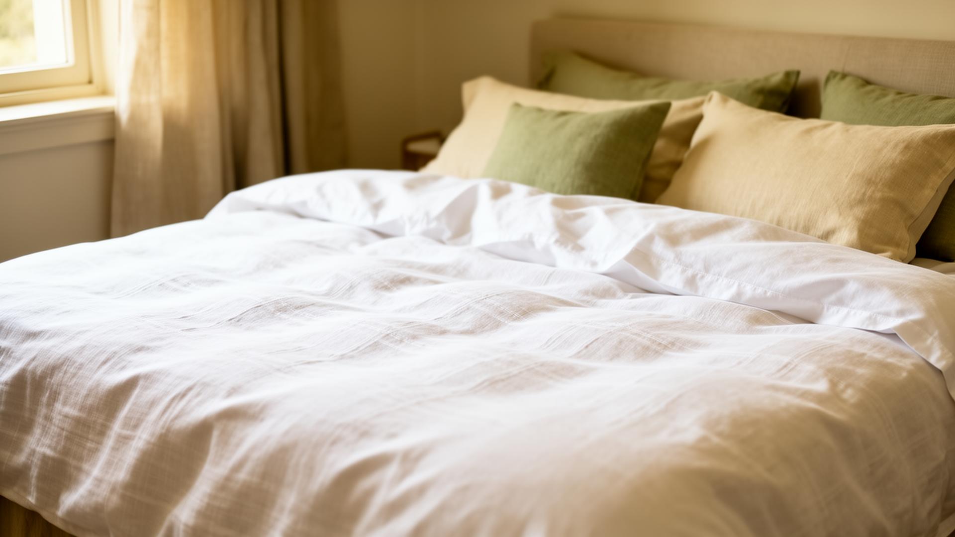 Luxury linen bedding crafted by Thread Experts